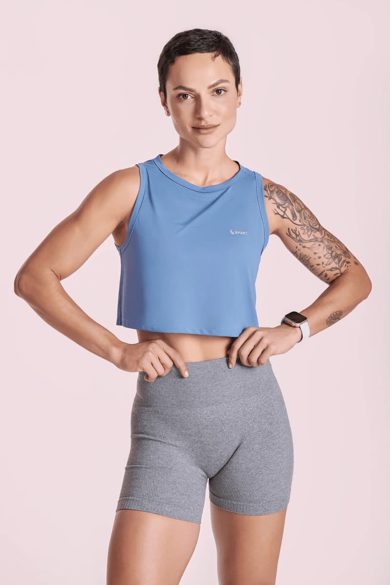 Regata Cropped Esportiva